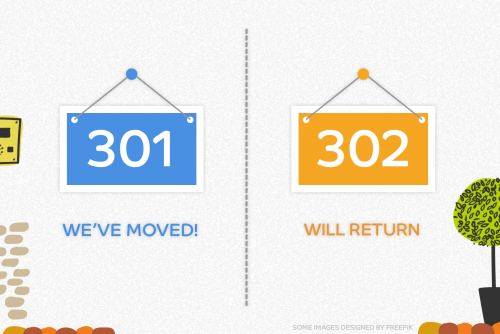 What are 301 and 302 redirects and how to use them