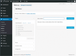 How To Use Menus In WordPress