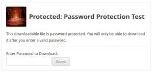 How To Create Password Protected Download In WordPress