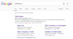 How to Show Sitelinks in google search