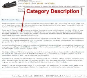category description