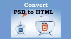 PSD to HTML Conversion services