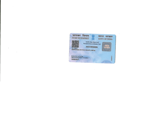 WebHopers PAN Card