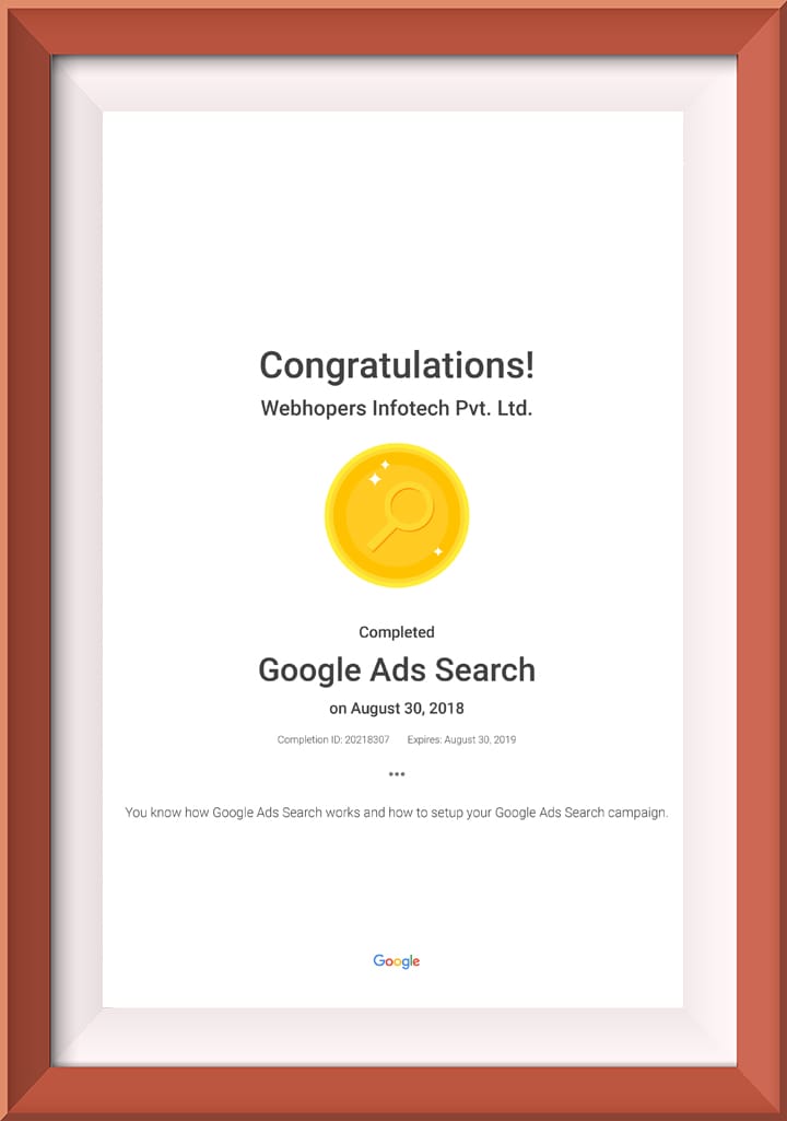 Google ads Search