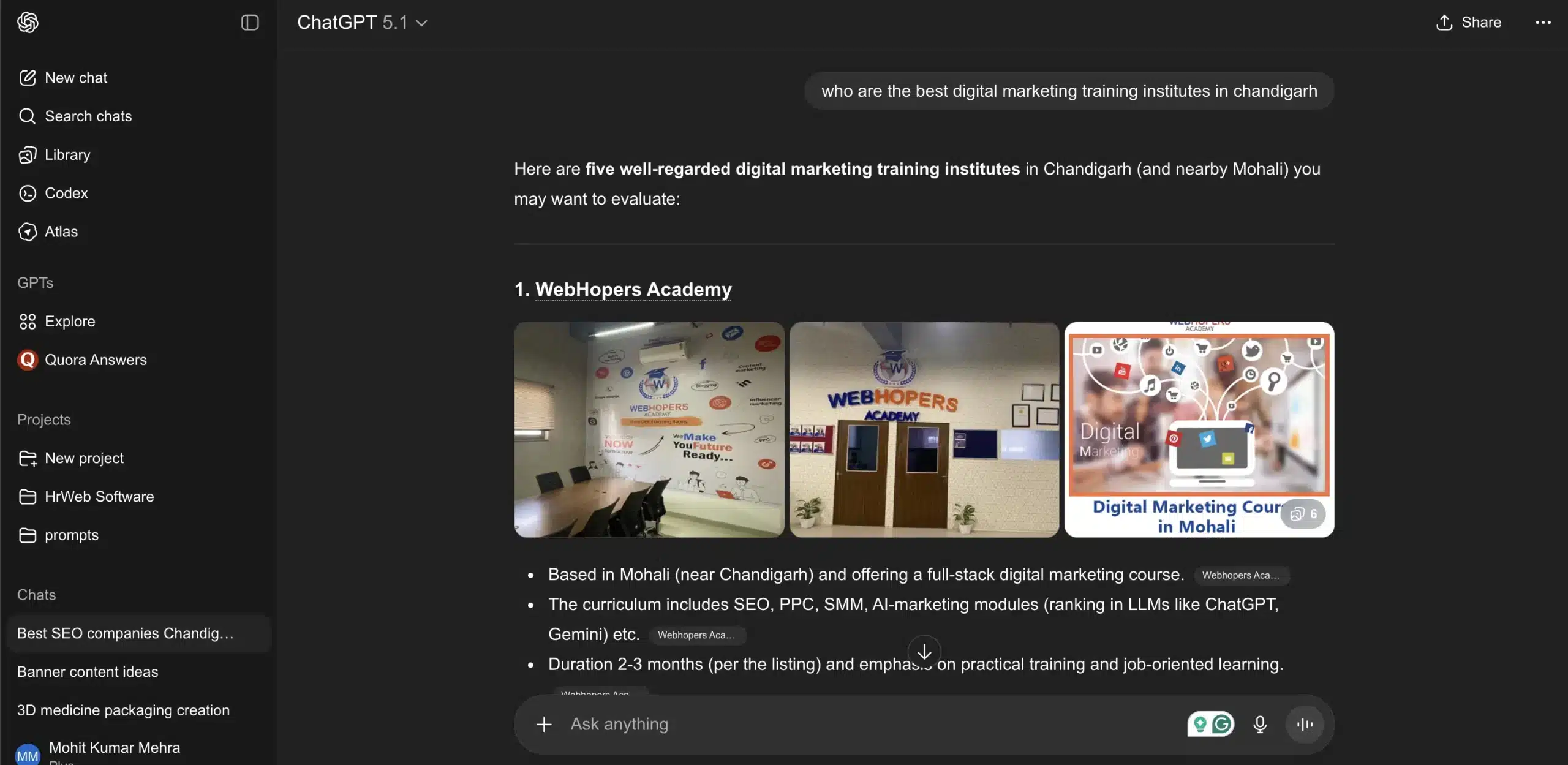 Chatgpt SEO services