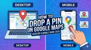 How to Drop a Pin in Google Search Maps Through Desktop & Mobile