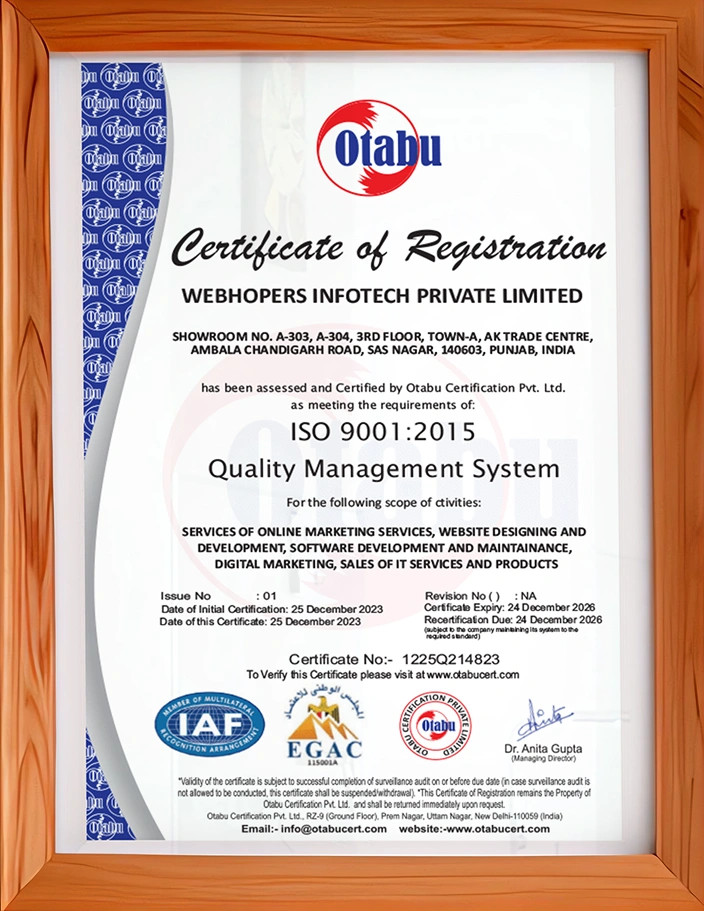 Certifications