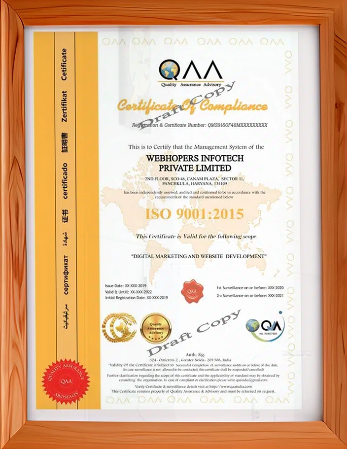 Certifications